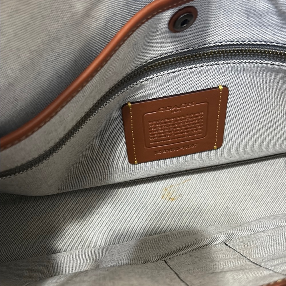 Coach Gray Rogue Brief with Professional Aesthetic - Picture 8 of 16